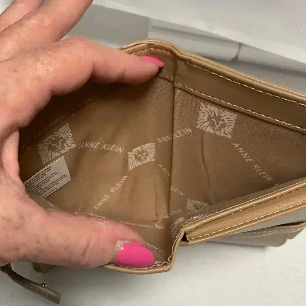 ANNE KLEIN Horsebit Wallet, NWT.